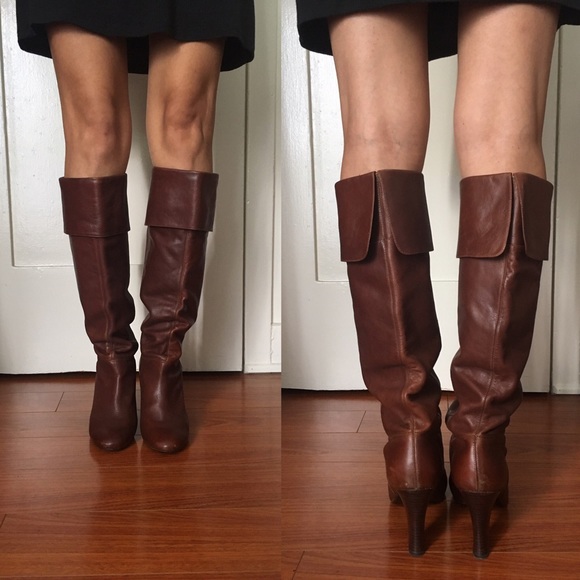 Steve Madden tall mahogany boots - Picture 4 of 8